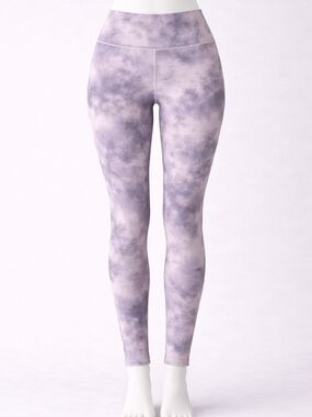 Lulu's Lavender Tie-Dye High-Waist Leggings